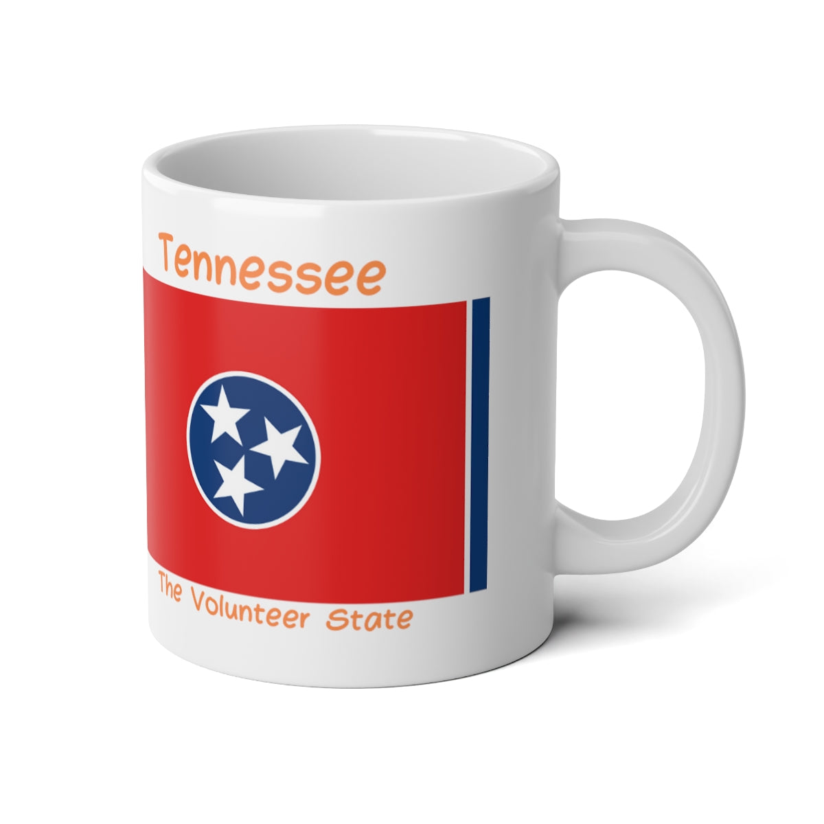 Tennessee State Flag Jumbo Mug, 20oz