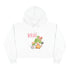 Gnome Happy Spring Crop Hoodie