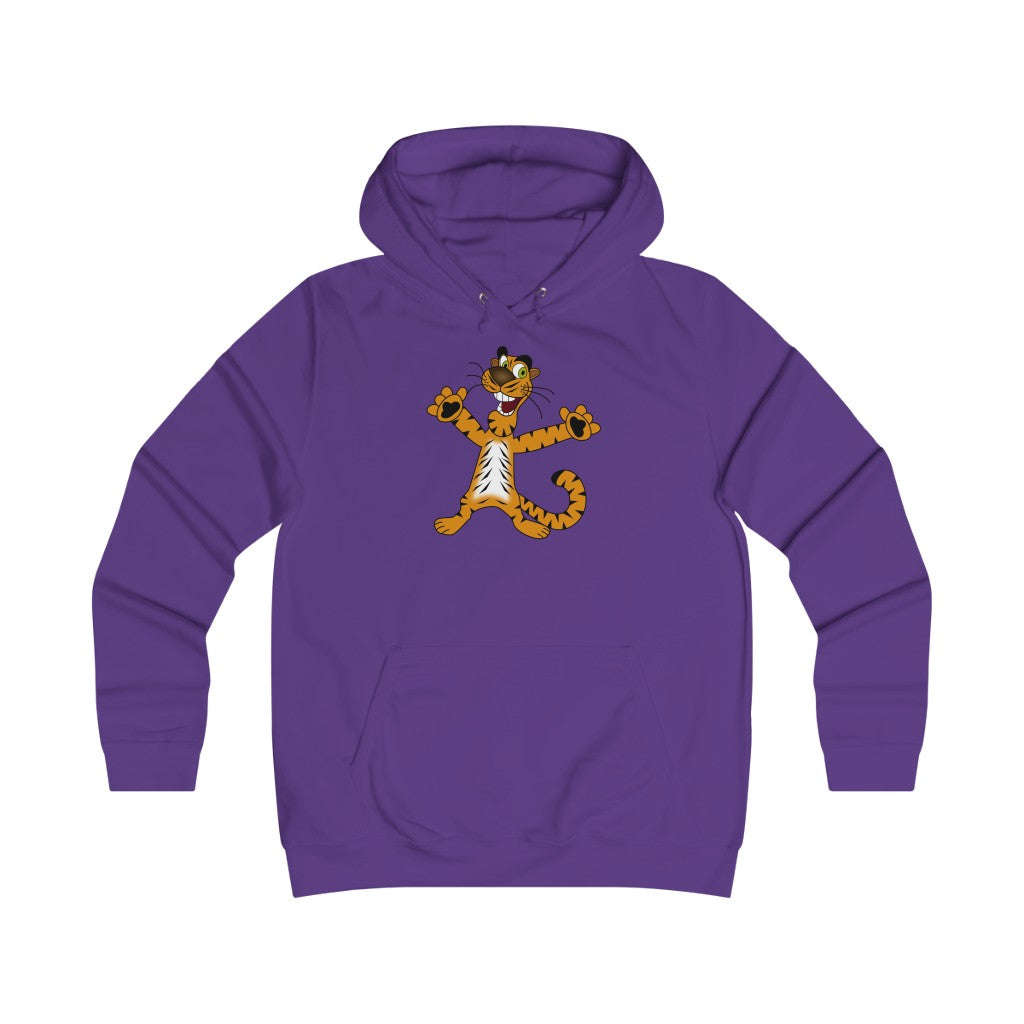 Tigers Girlie College Hoodie