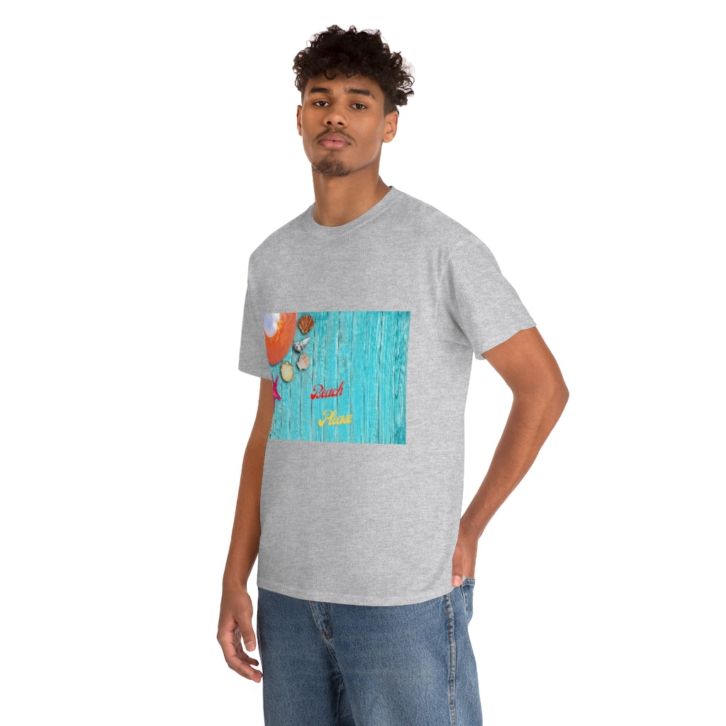 The Beach Please Unisex Heavy Cotton Tee