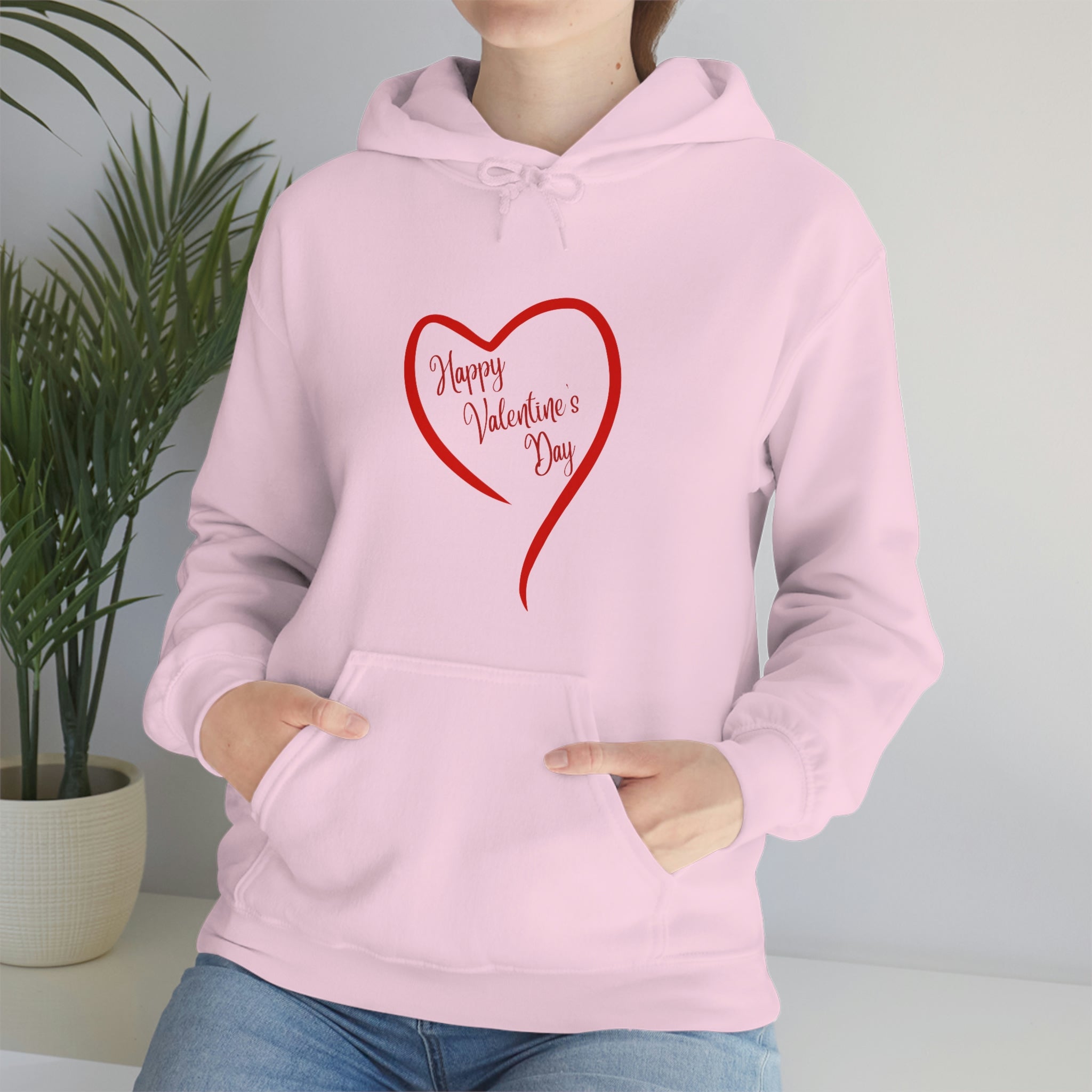 Happy Valentine's Day Unisex Heavy Blend™ Hooded Sweatshirt