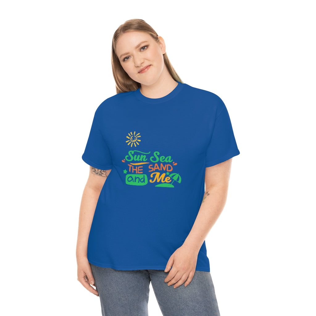 Sun Sea The Sand and Me Unisex Heavy Cotton Tee