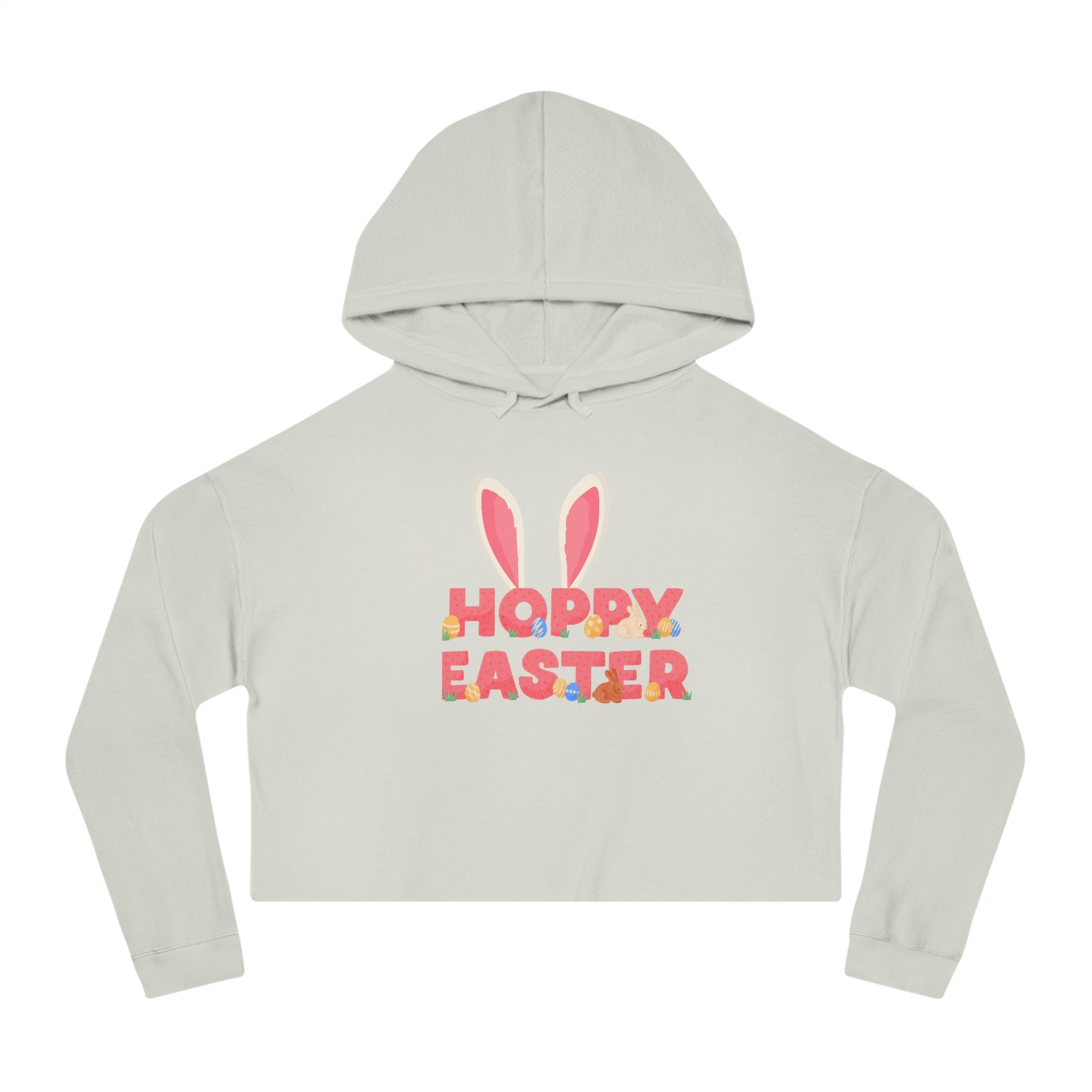 The Hoppy Easter Women’s Cropped Hooded Sweatshirt