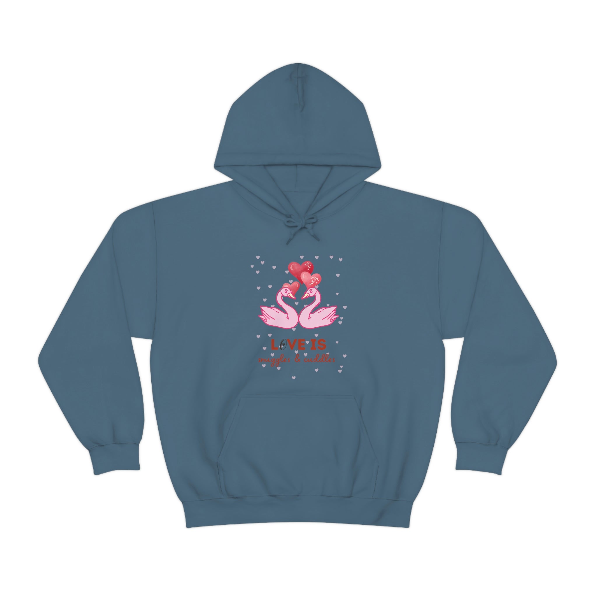 Love Is Snuggles & Cuddles Unisex Heavy Blend™ Hooded Sweatshirt