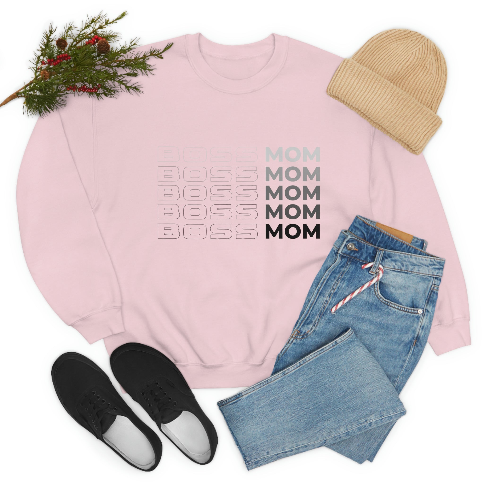 Boss Mom Unisex Heavy Blend™ Crewneck Sweatshirt