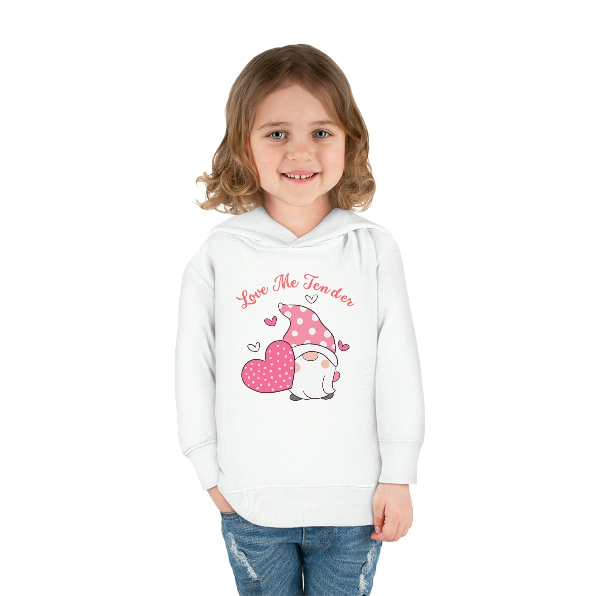 Love Me Tender Toddler Pullover Fleece Hoodie