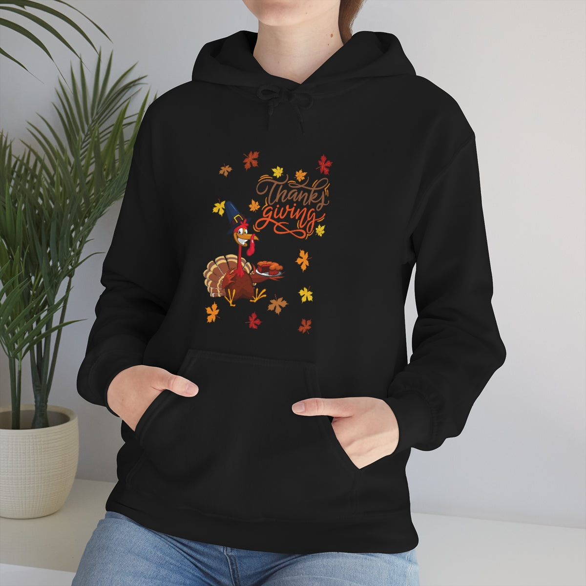 Thanksgiving Turkey Unisex Heavy Blend™ Hooded Sweatshirt