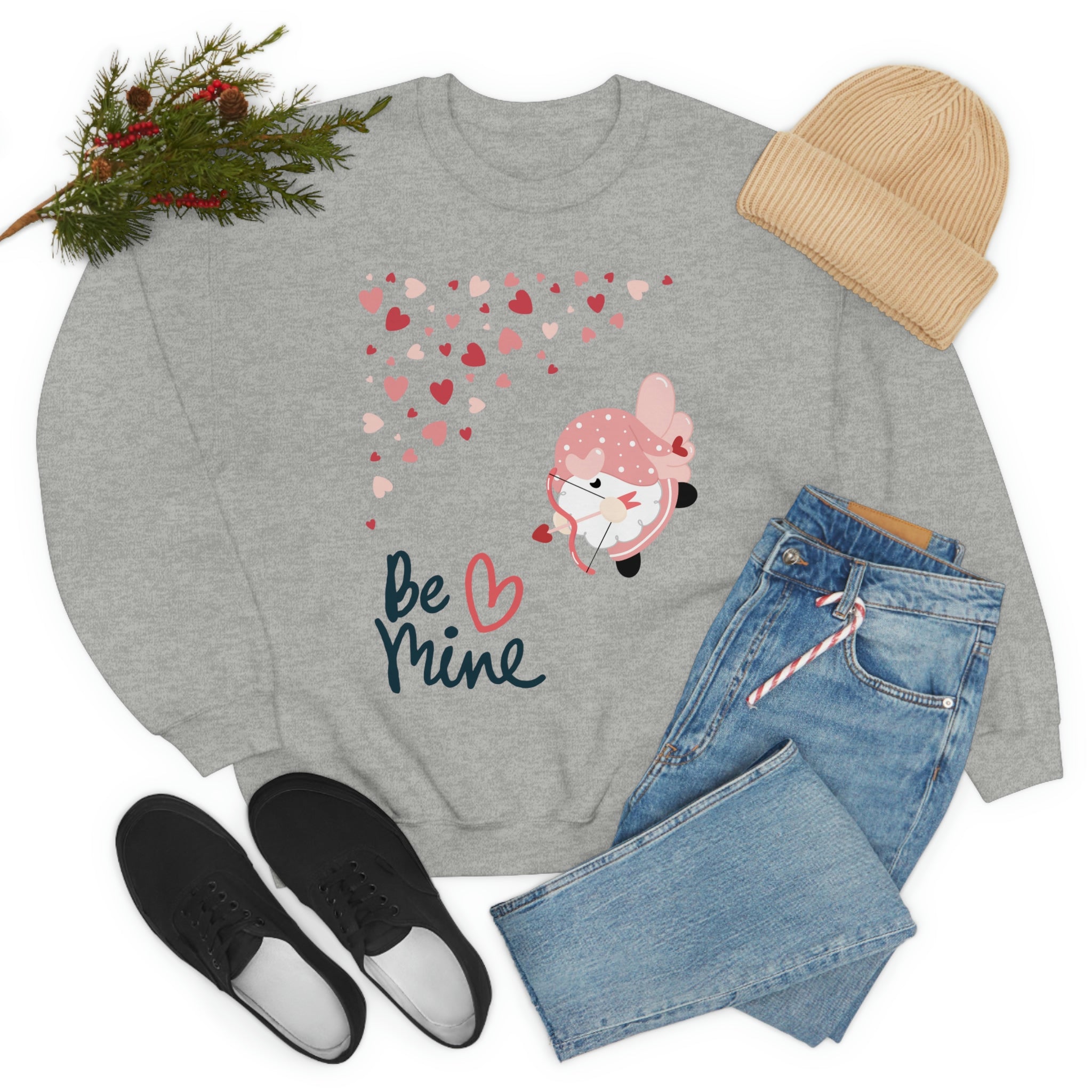 Be Mine Gnome!! Unisex Heavy Blend™ Crewneck Sweatshirt