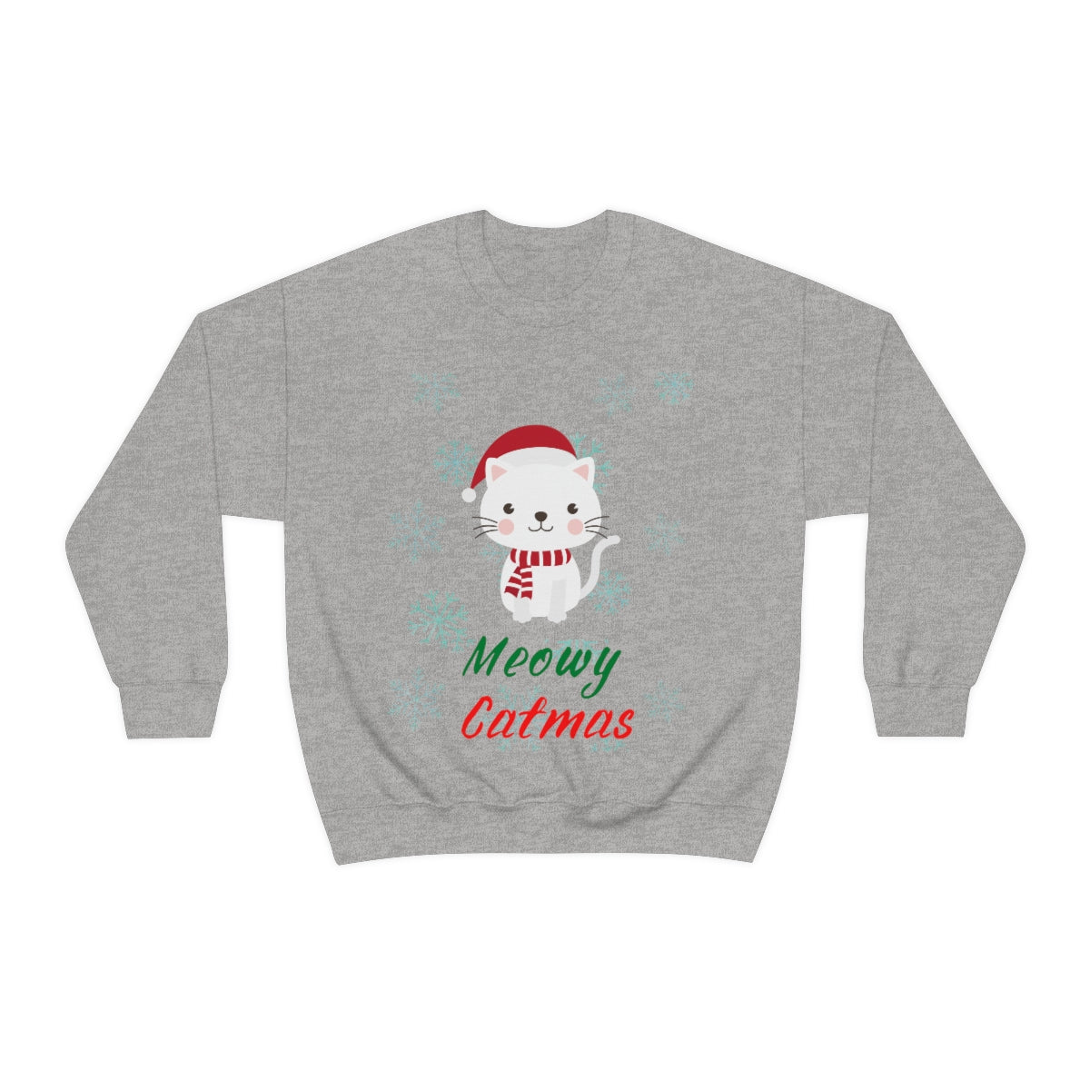 Meowy Catmas Unisex Heavy Blend™ Crewneck Sweatshirt