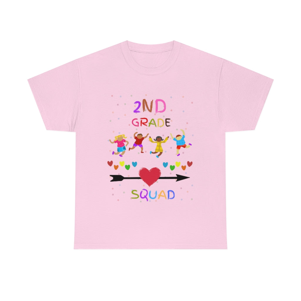 2nd Grade Squad Unisex Heavy Cotton Tee