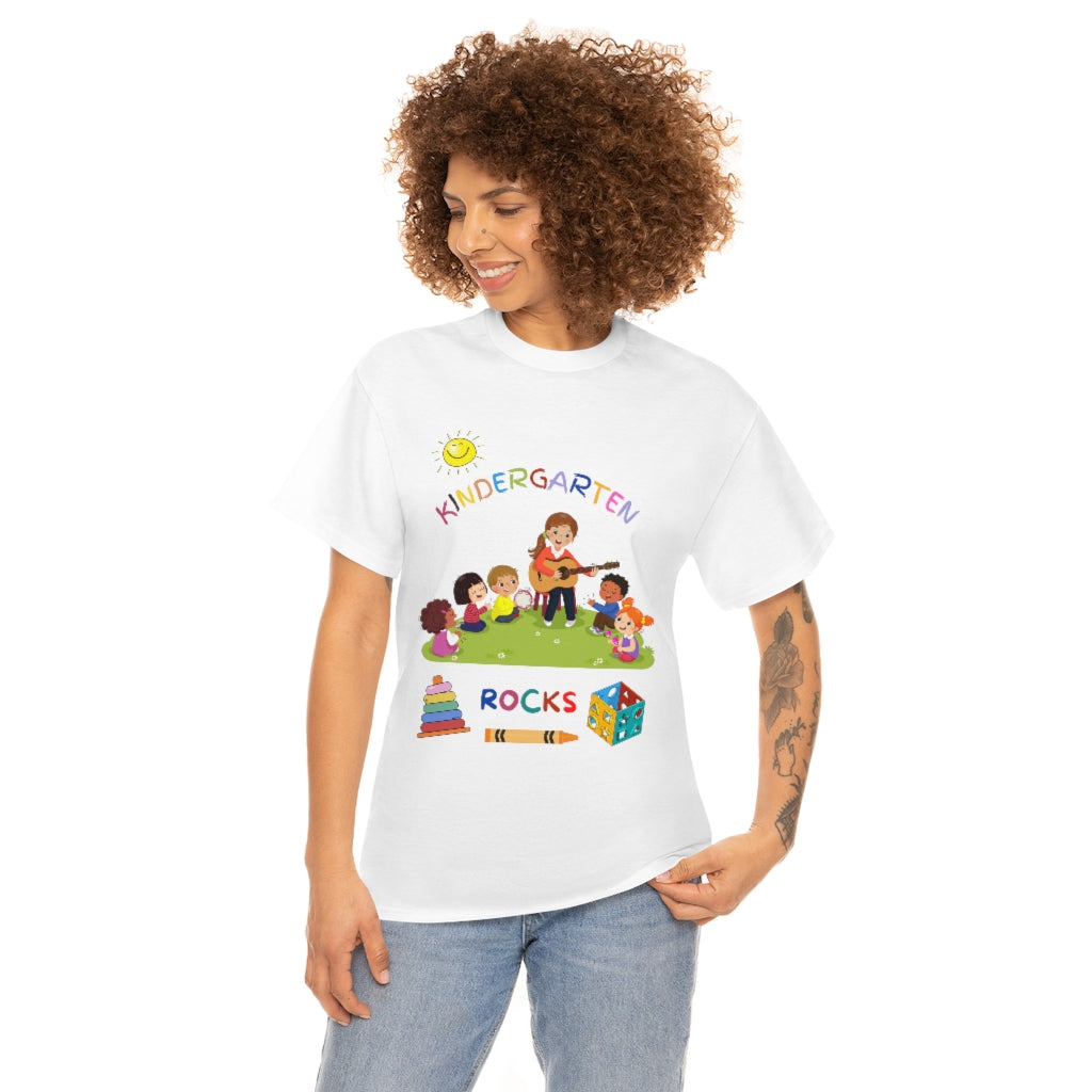 Kindergarten Rocks Unisex Heavy Cotton Tee