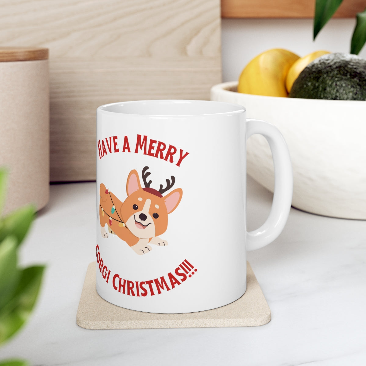 Have A Merry Corgi Christmas Ceramic Mug 11oz