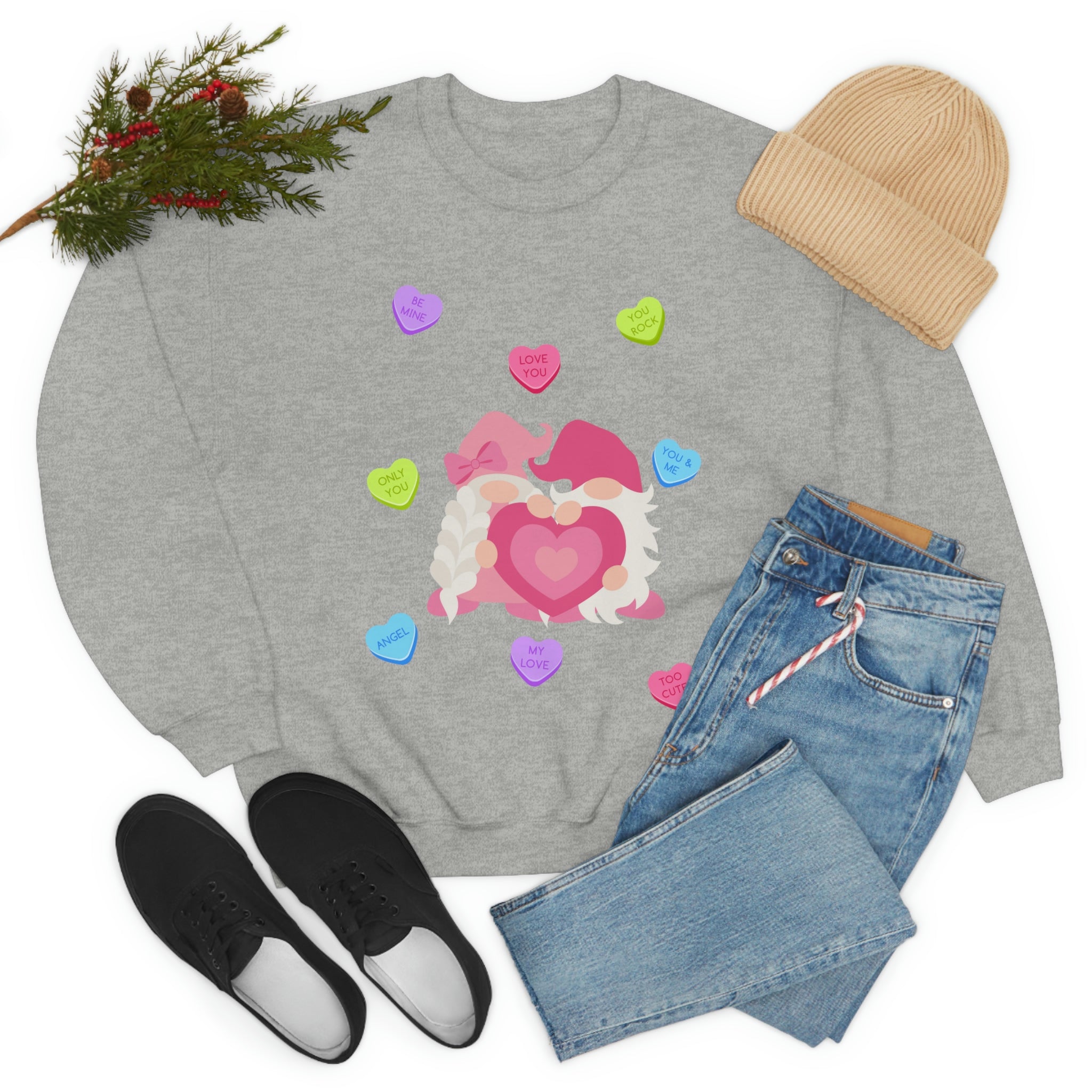 You Gnome I Love You!! Unisex Heavy Blend™ Crewneck Sweatshirt