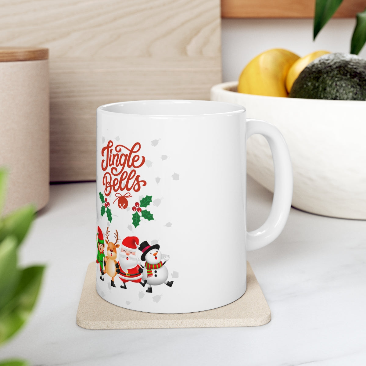 Jingle Bells Ceramic Mug 11oz