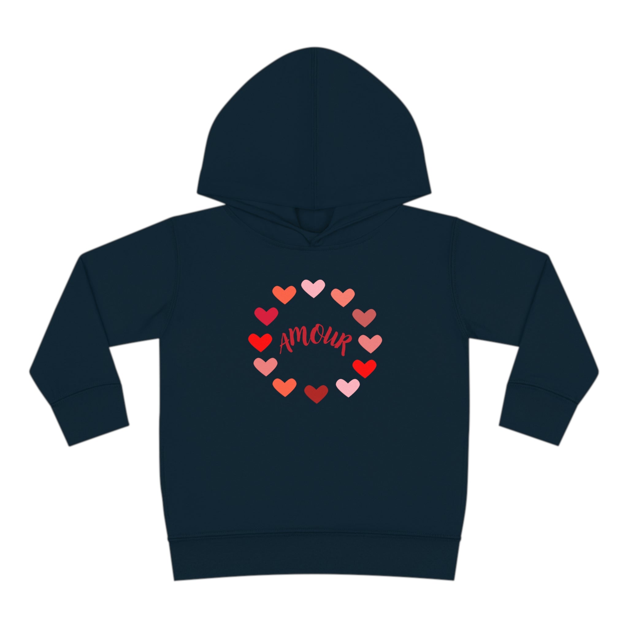 Amour Toddler Pullover Fleece Hoodie