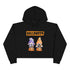 Happy Halloween Pumpkin Candies Crop Hoodie