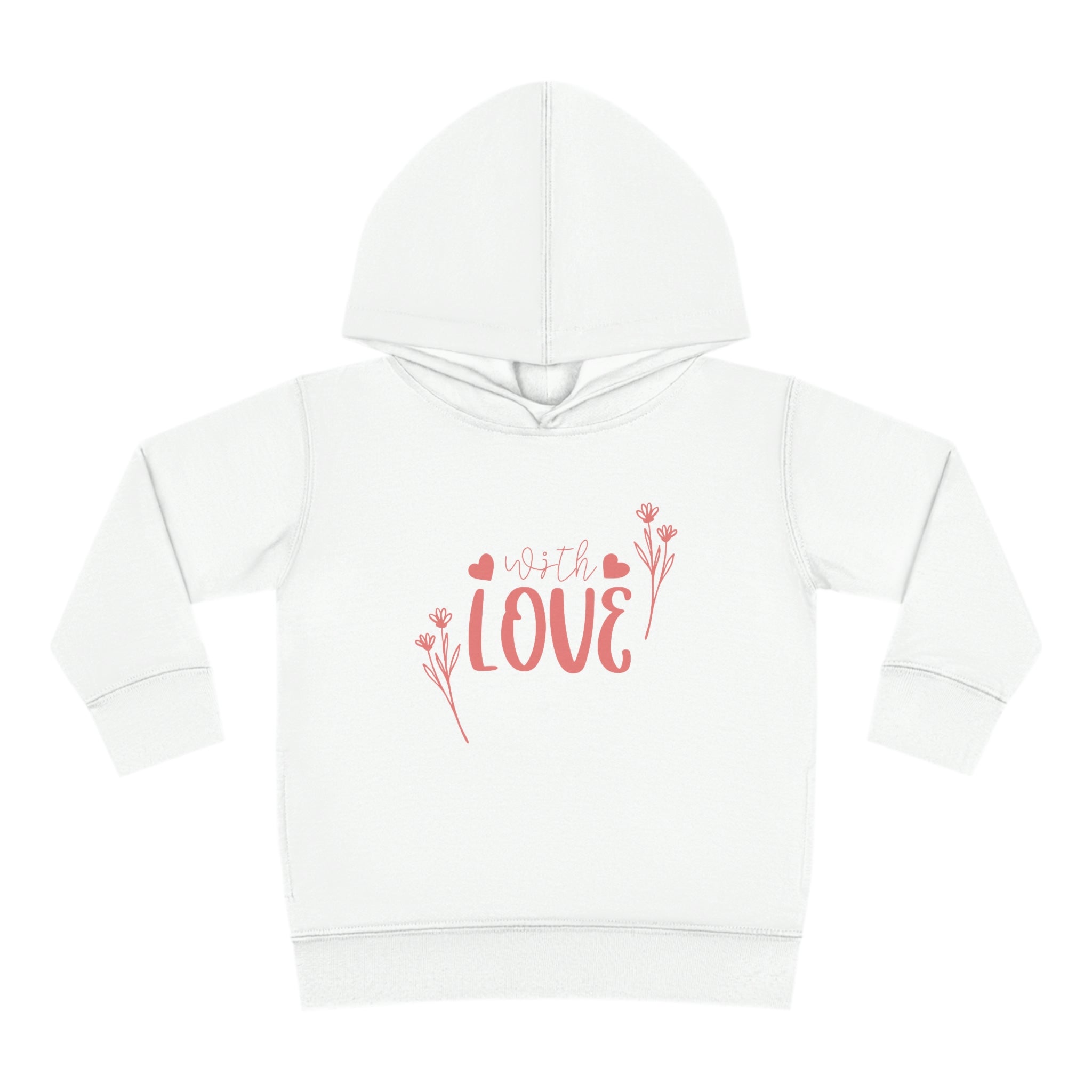 With Love Toddler Pullover Fleece Hoodie