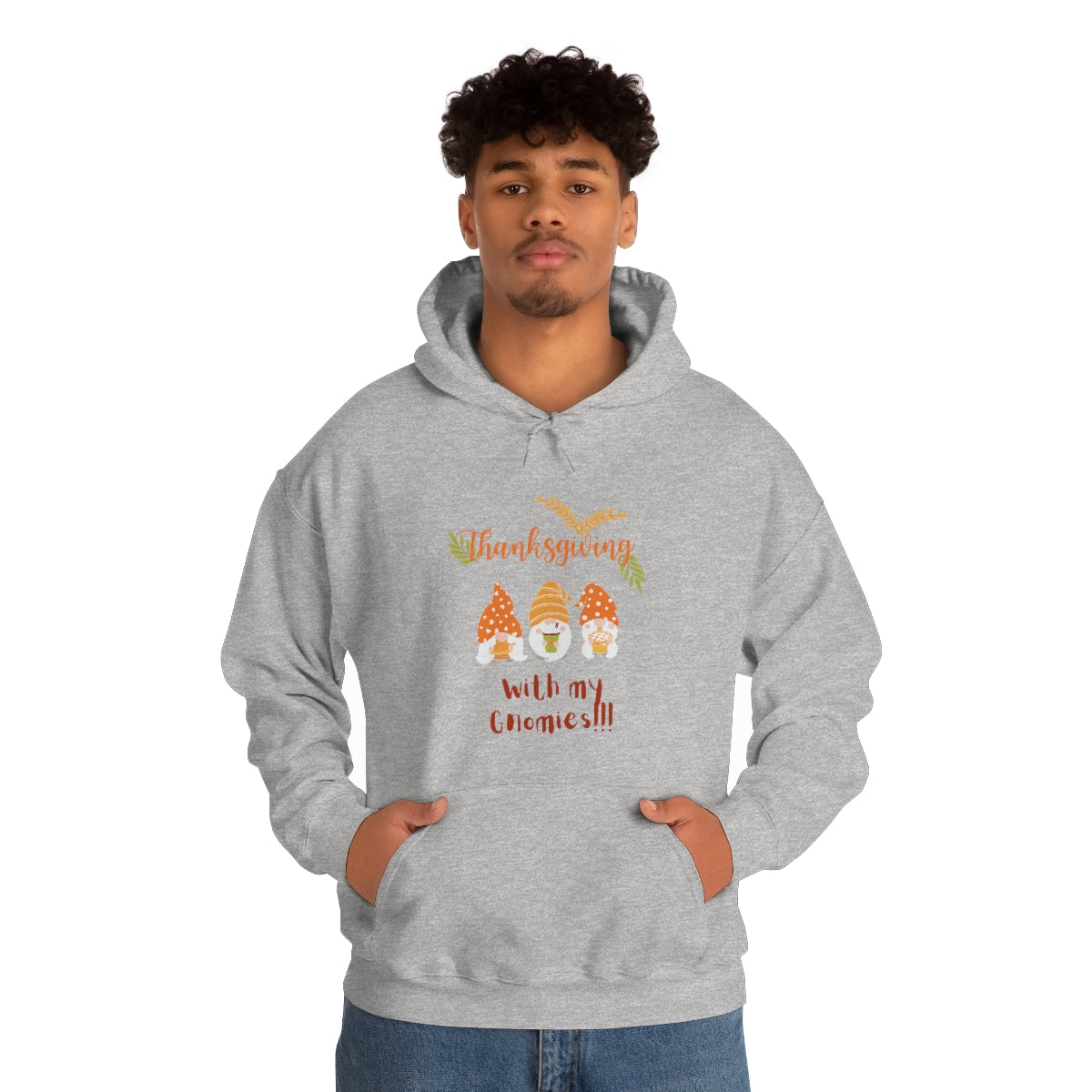 Thanksgiving With My Gnomies Unisex Heavy Blend™ Hooded Sweatshirt