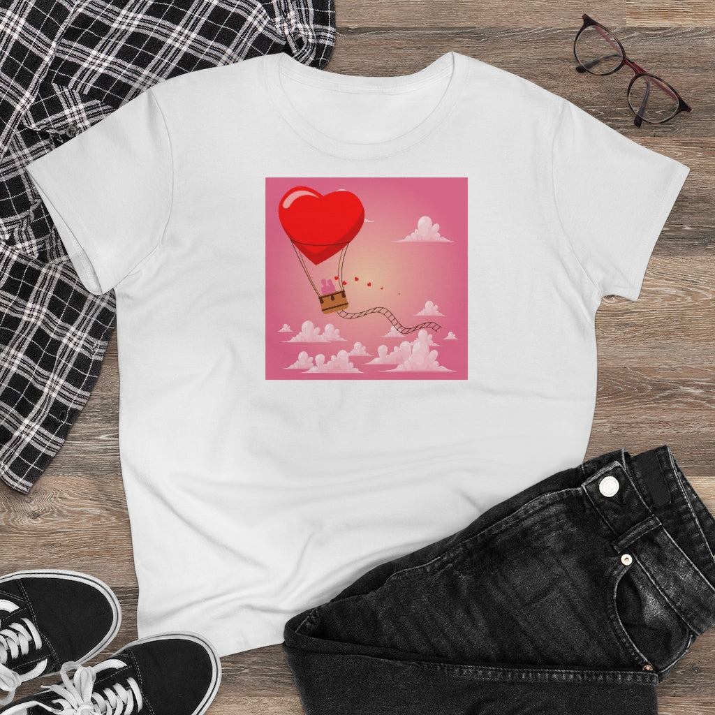 Happy Valentine's Day Women's Heavy Cotton Tee