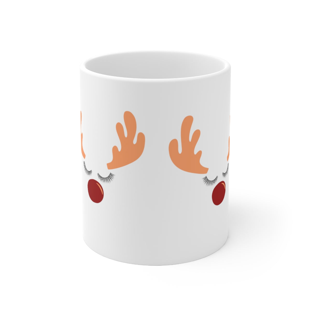 Reindeer Christmas Ceramic Mug 11oz