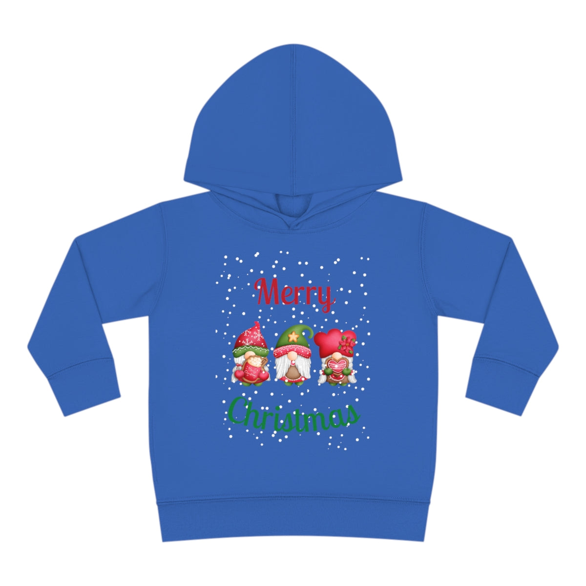 Three Gnomes Merry Christmas Toddler Pullover Fleece Hoodie