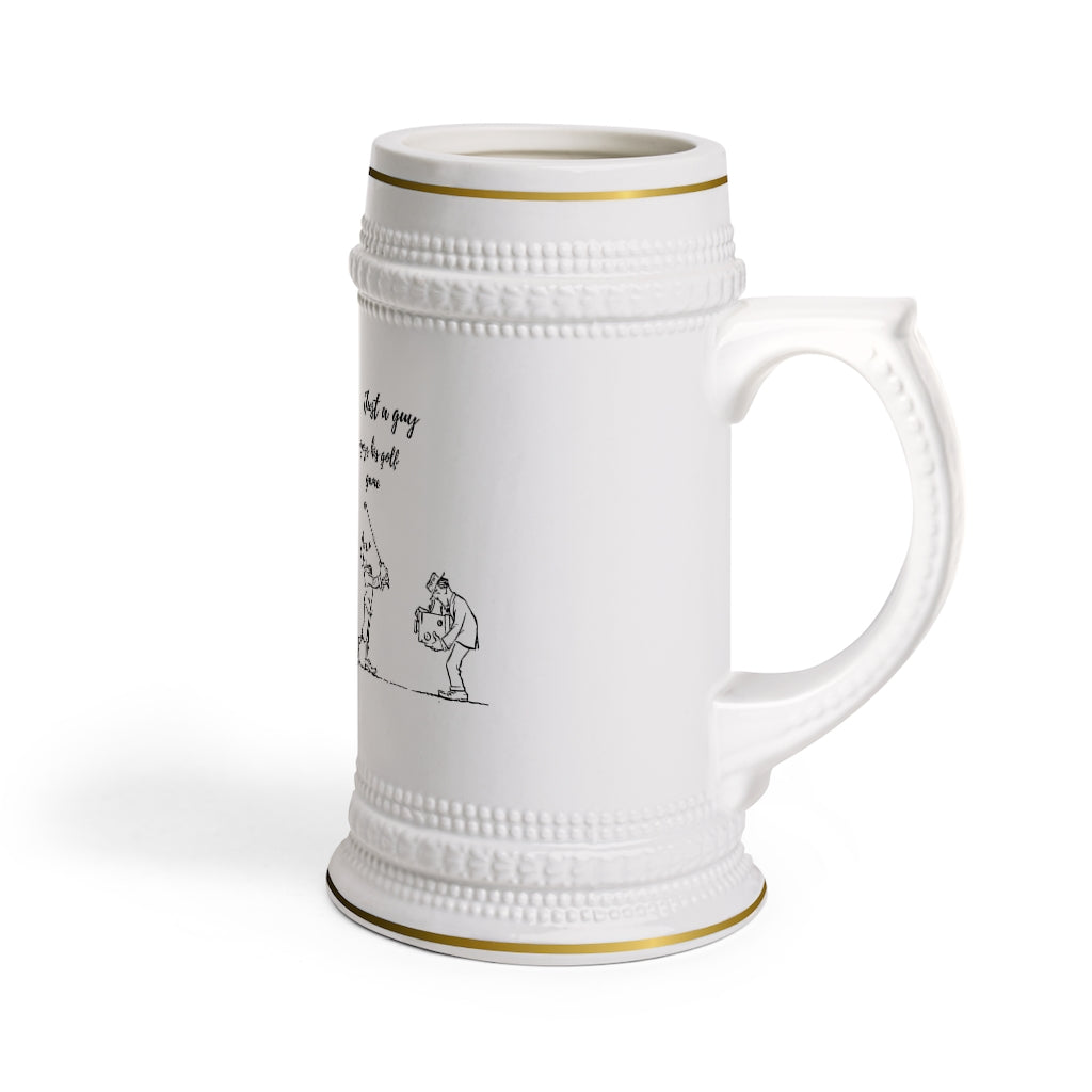 Golfer Stein Mug