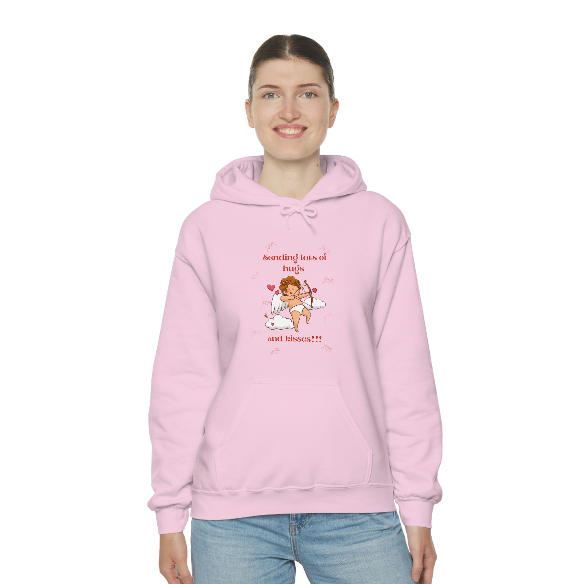 Sending Lots Of Hugs & Kisses!!! Unisex Heavy Blend™ Hooded Sweatshirt