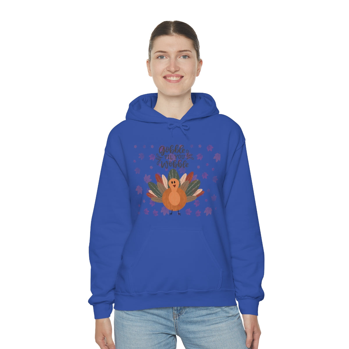 Gobble Til You Wobble Unisex Heavy Blend™ Hooded Sweatshirt