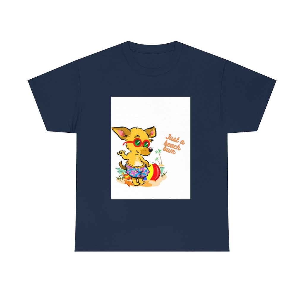 Just A Beach Bum Unisex Heavy Cotton Tee