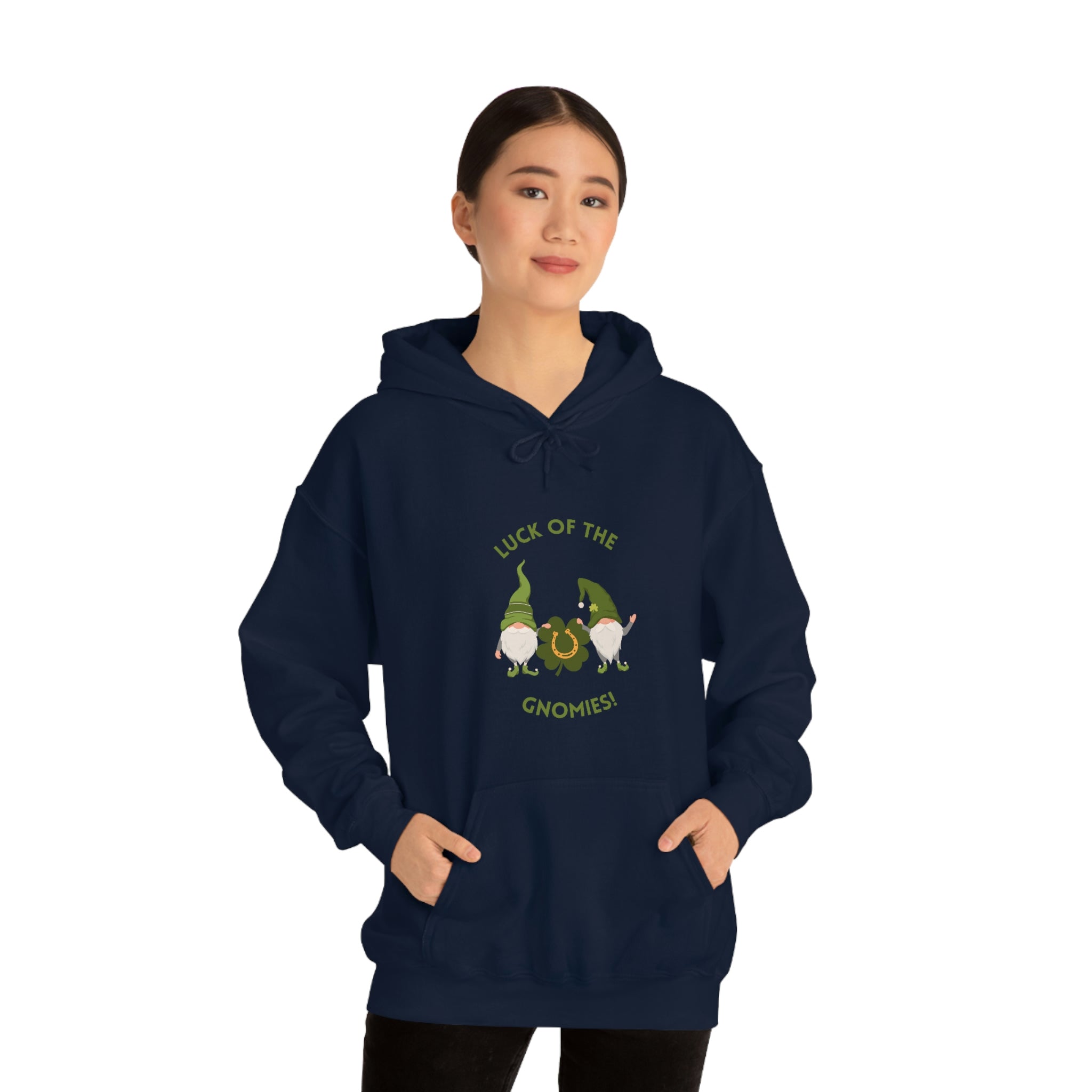 Luck Of The Gnomies! Unisex Heavy Blend™ Hooded Sweatshirt