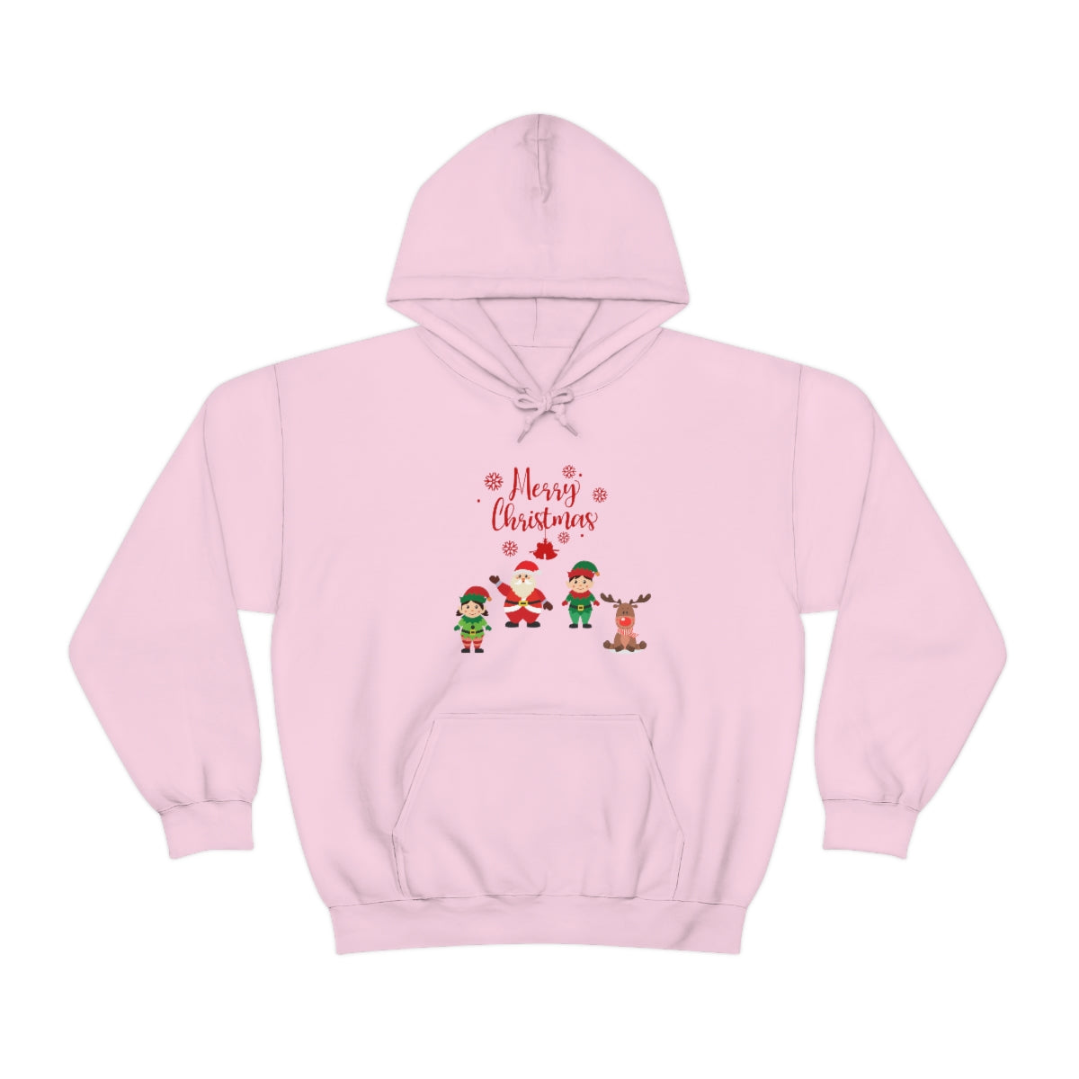 Merry Christmas From Santa & Helpers Unisex Heavy Blend™ Hooded Sweatshirt