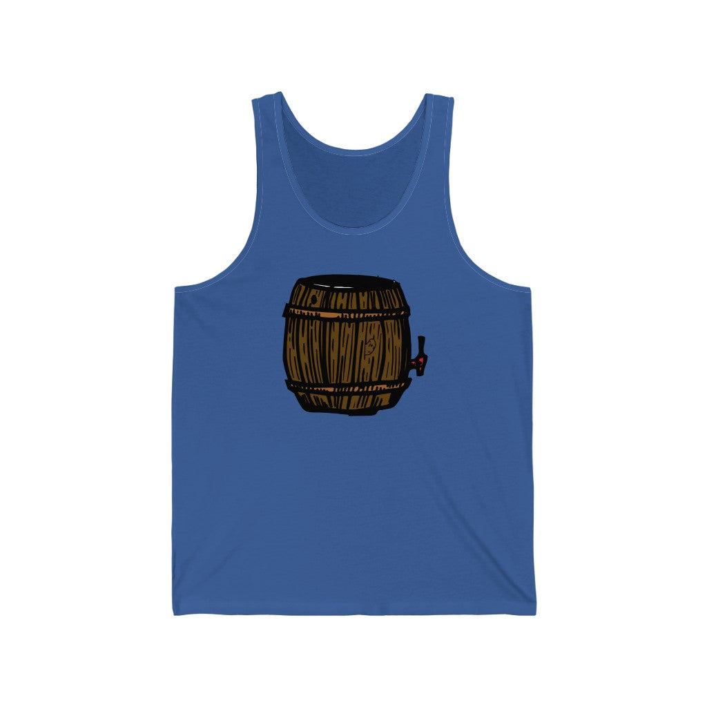 Beer Keg Unisex Jersey Tank