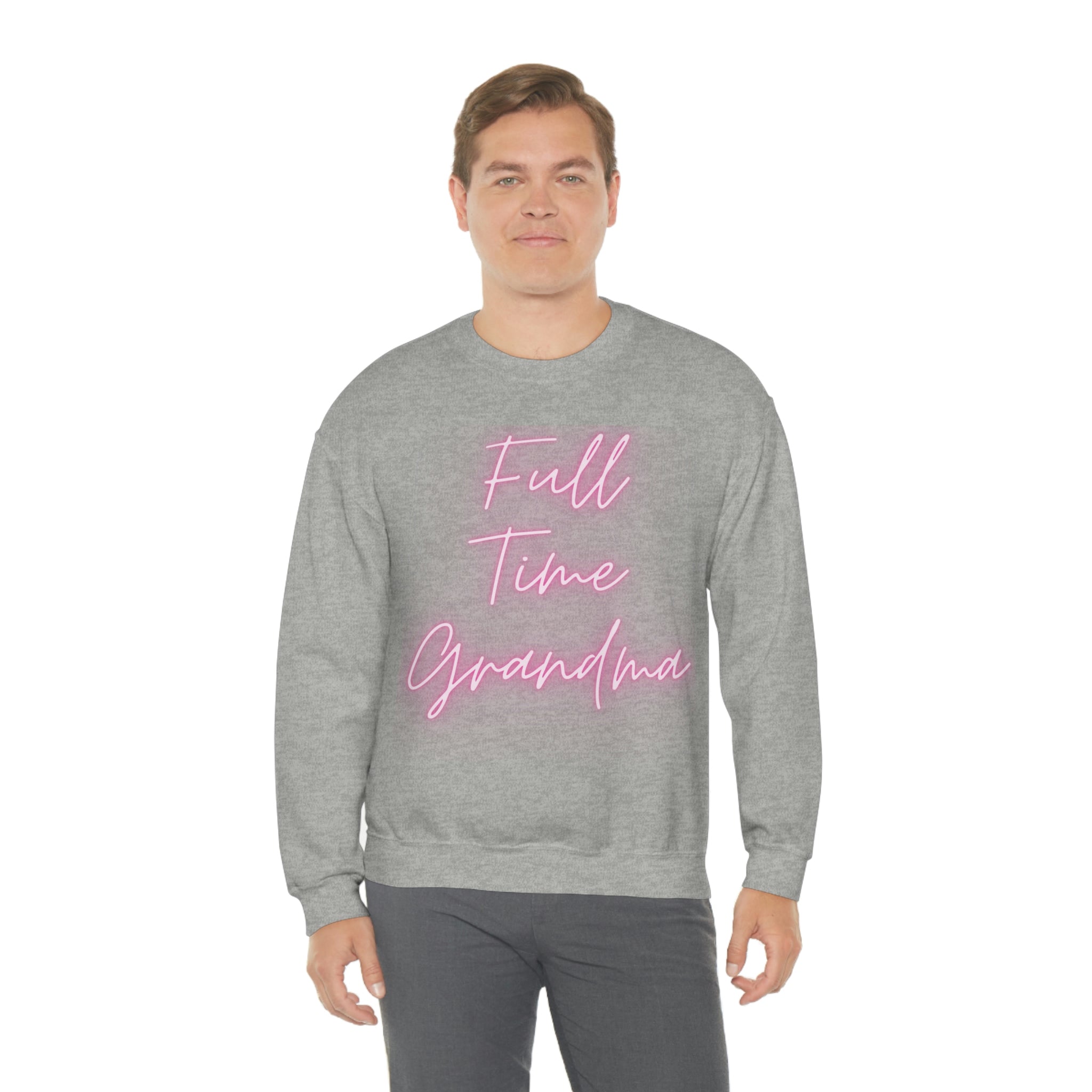 Full Time Grandma Unisex Heavy Blend™ Crewneck Sweatshirt