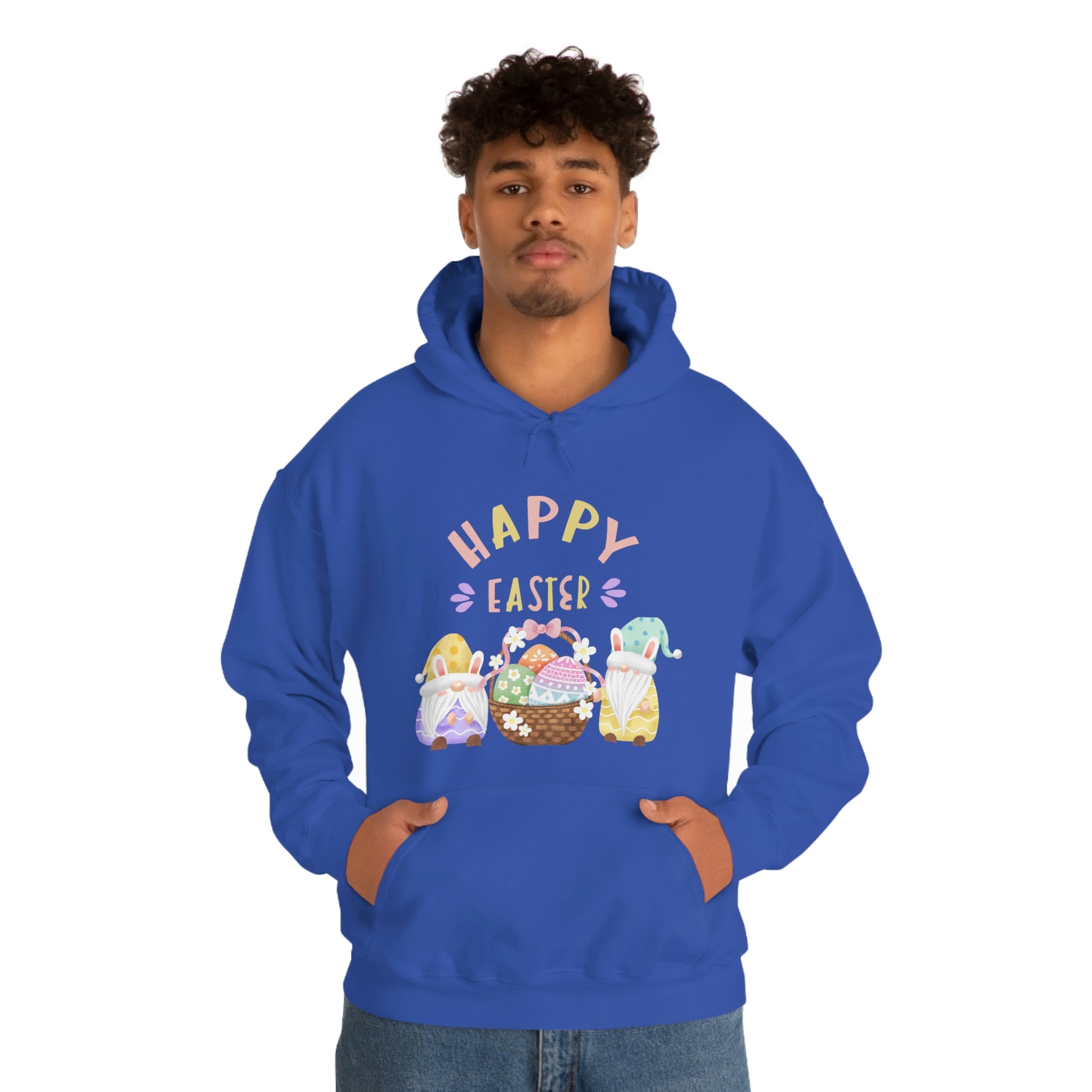 Happy Easter Gnome Unisex Heavy Blend™ Hooded Sweatshirt