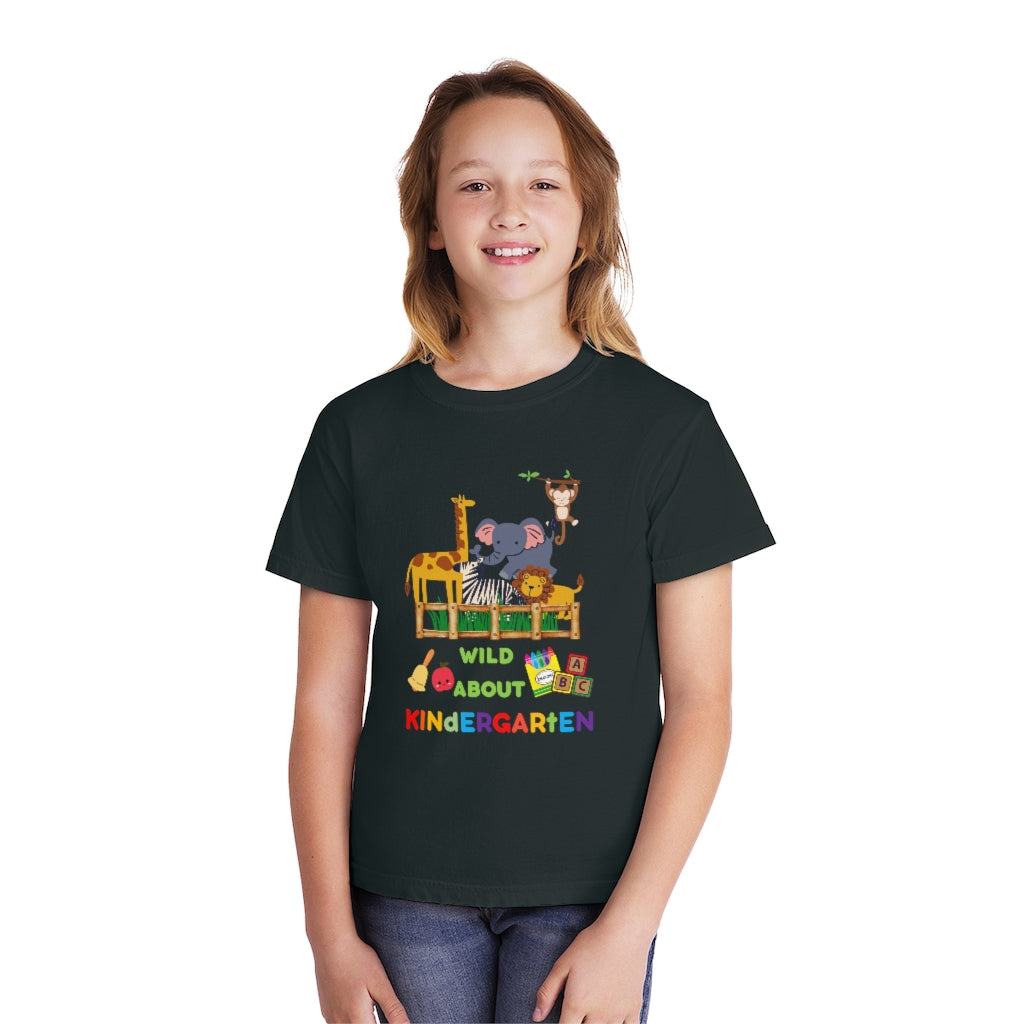 Wild About Kindergarten Youth Midweight Tee