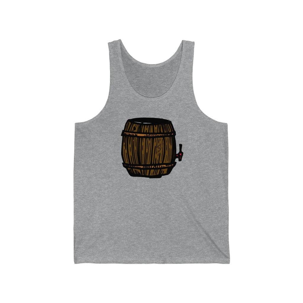 Beer Keg Unisex Jersey Tank