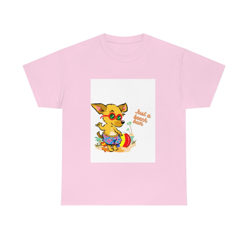 Just A Beach Bum Unisex Heavy Cotton Tee