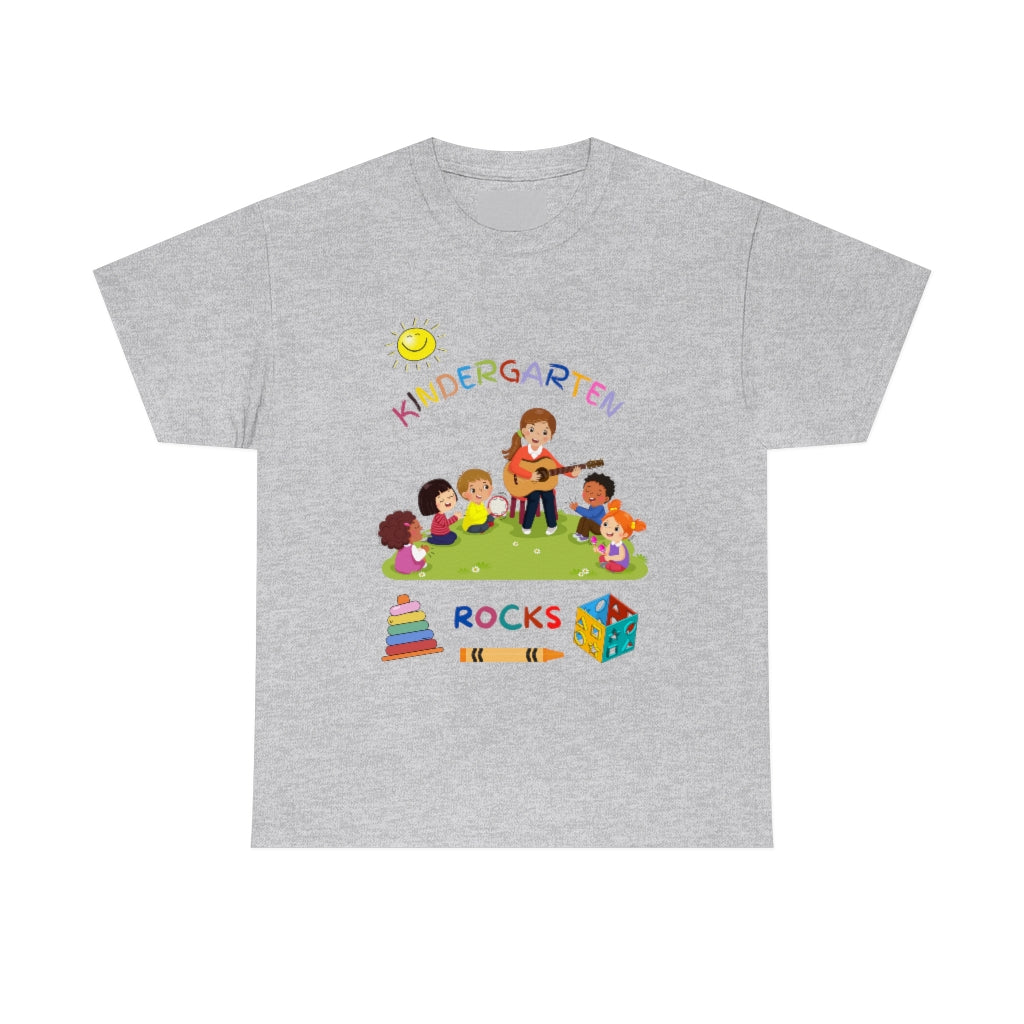 Kindergarten Rocks Unisex Heavy Cotton Tee