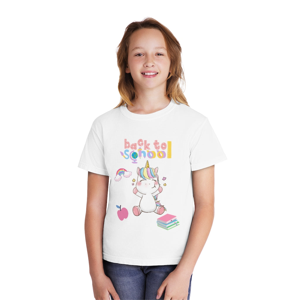 Back to School Unicorn Youth Midweight Tee