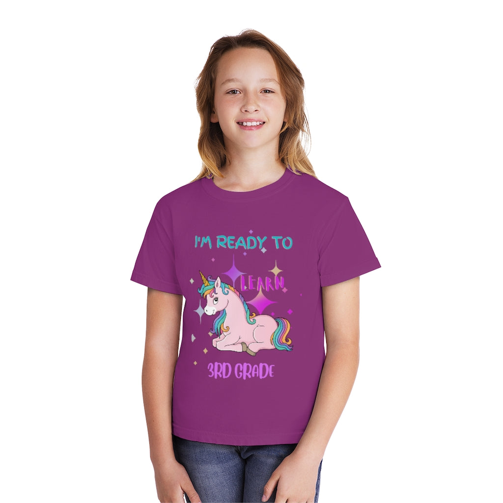 I'm Ready to Learn 3rd Grade Youth Midweight Tee