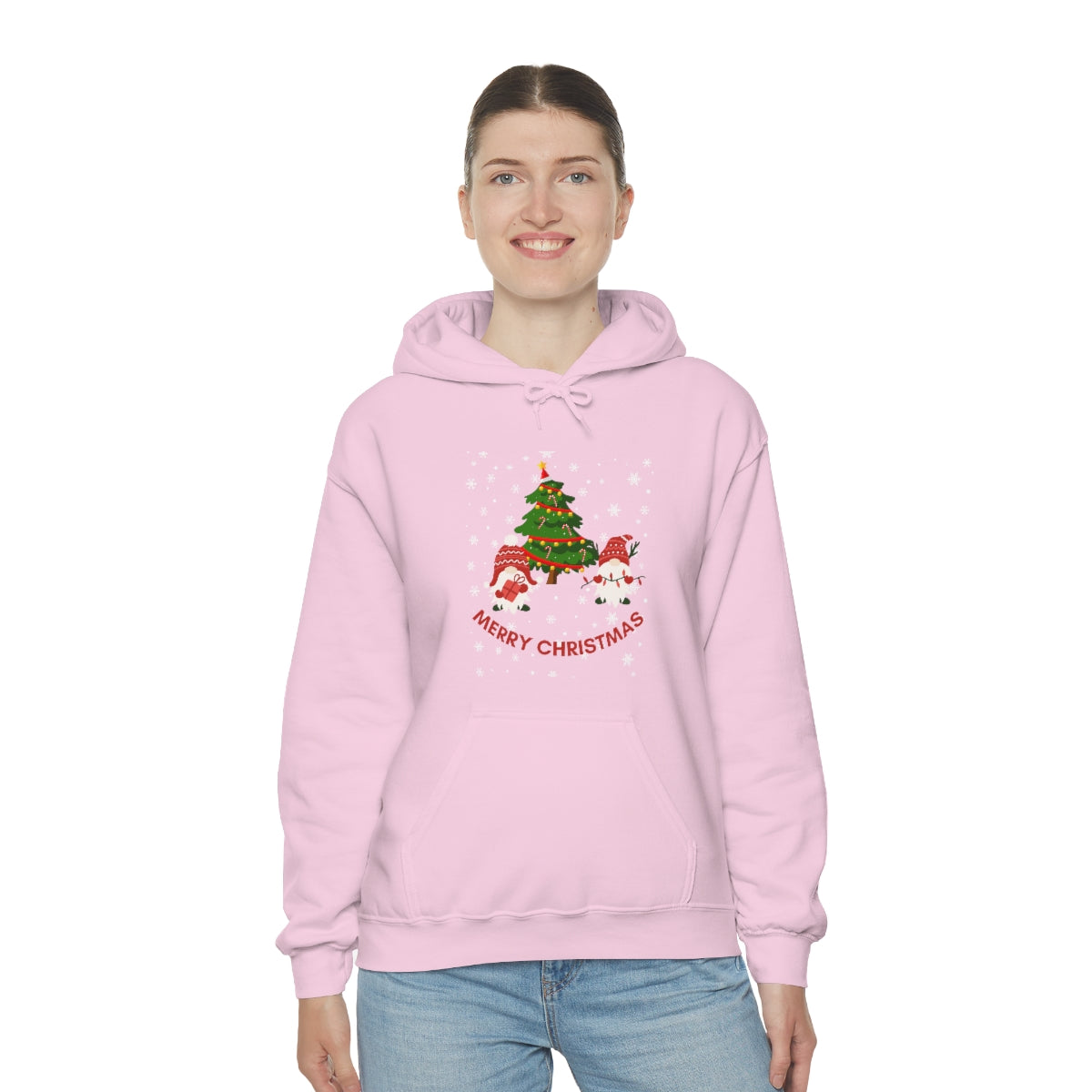 Merry & Bright Holidays Christmas Unisex Heavy Blend™ Hooded Sweatshirt