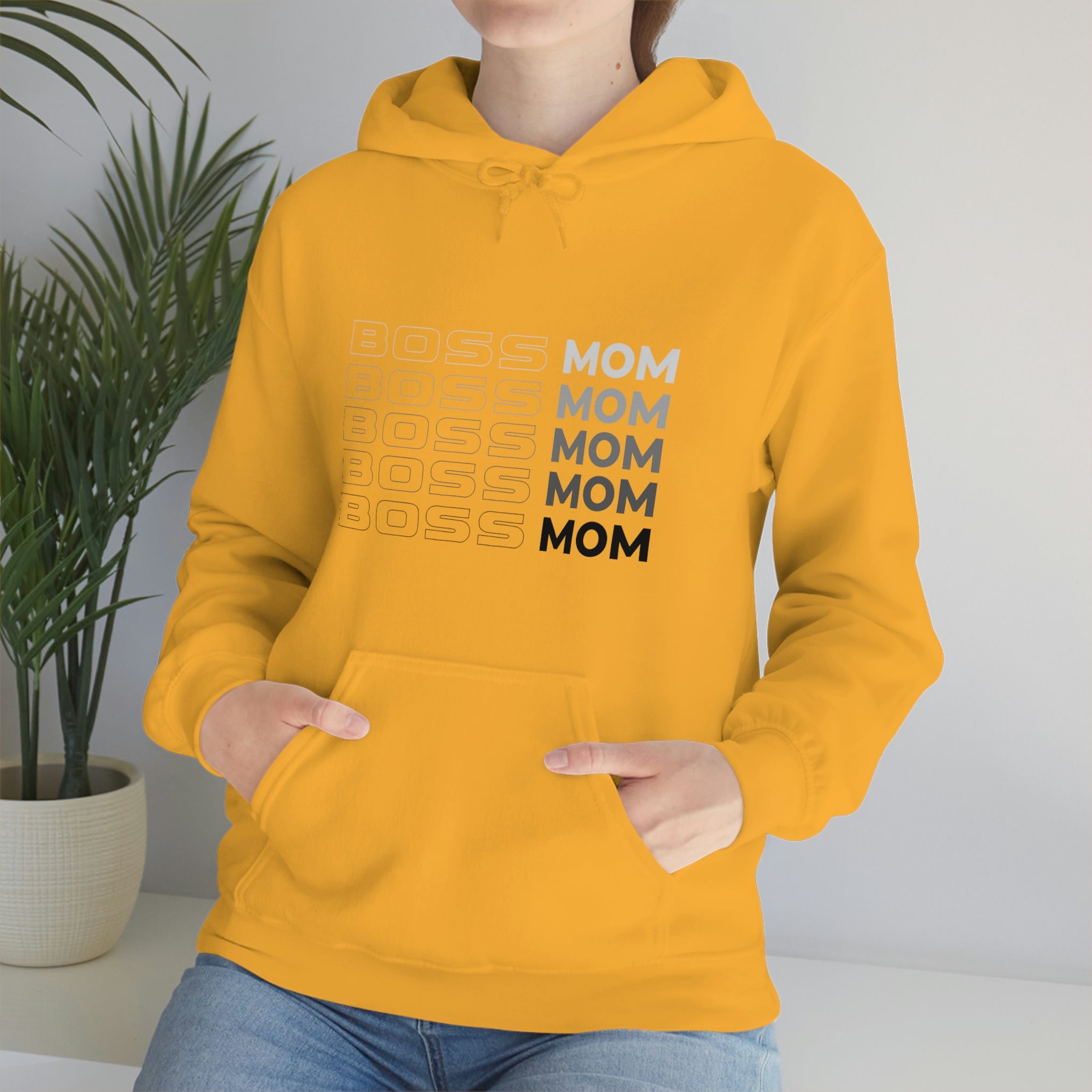 Boss Mom Unisex Heavy Blend™ Hooded Sweatshirt