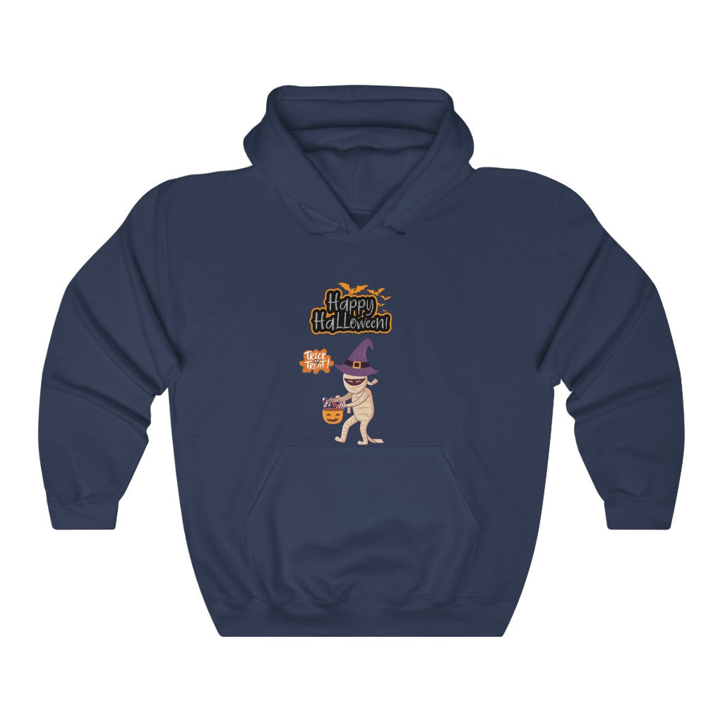 Happy Halloween Mummy Unisex Heavy Blend™ Hooded Sweatshirt