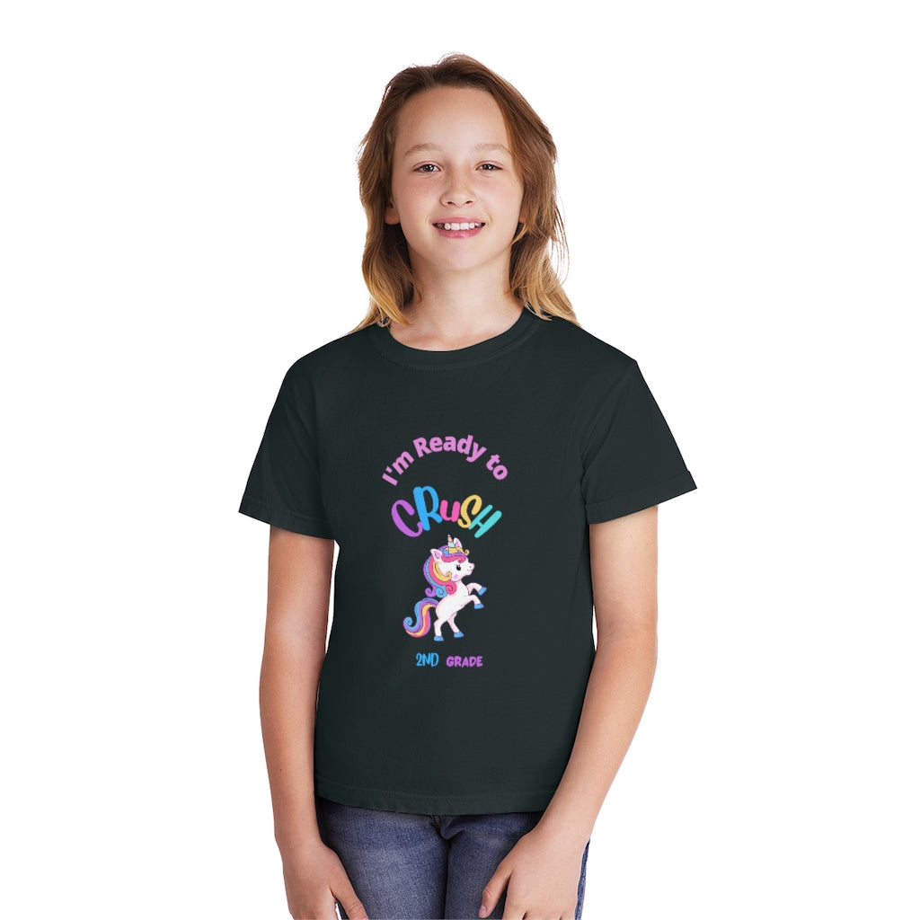 The I'm Ready to Crush 2nd Grade Youth Midweight Tee