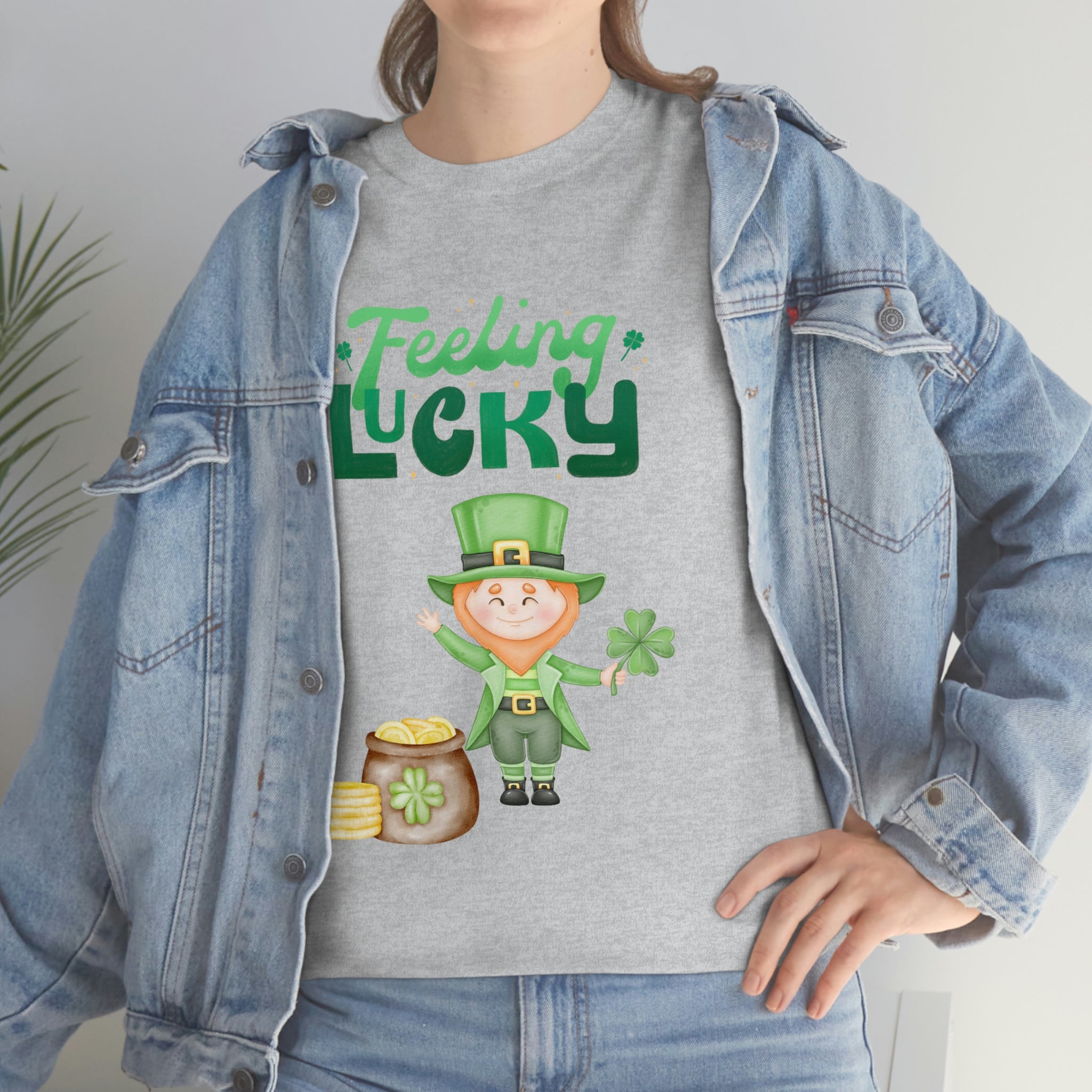 Feeling Lucky Unisex Heavy Cotton Tee