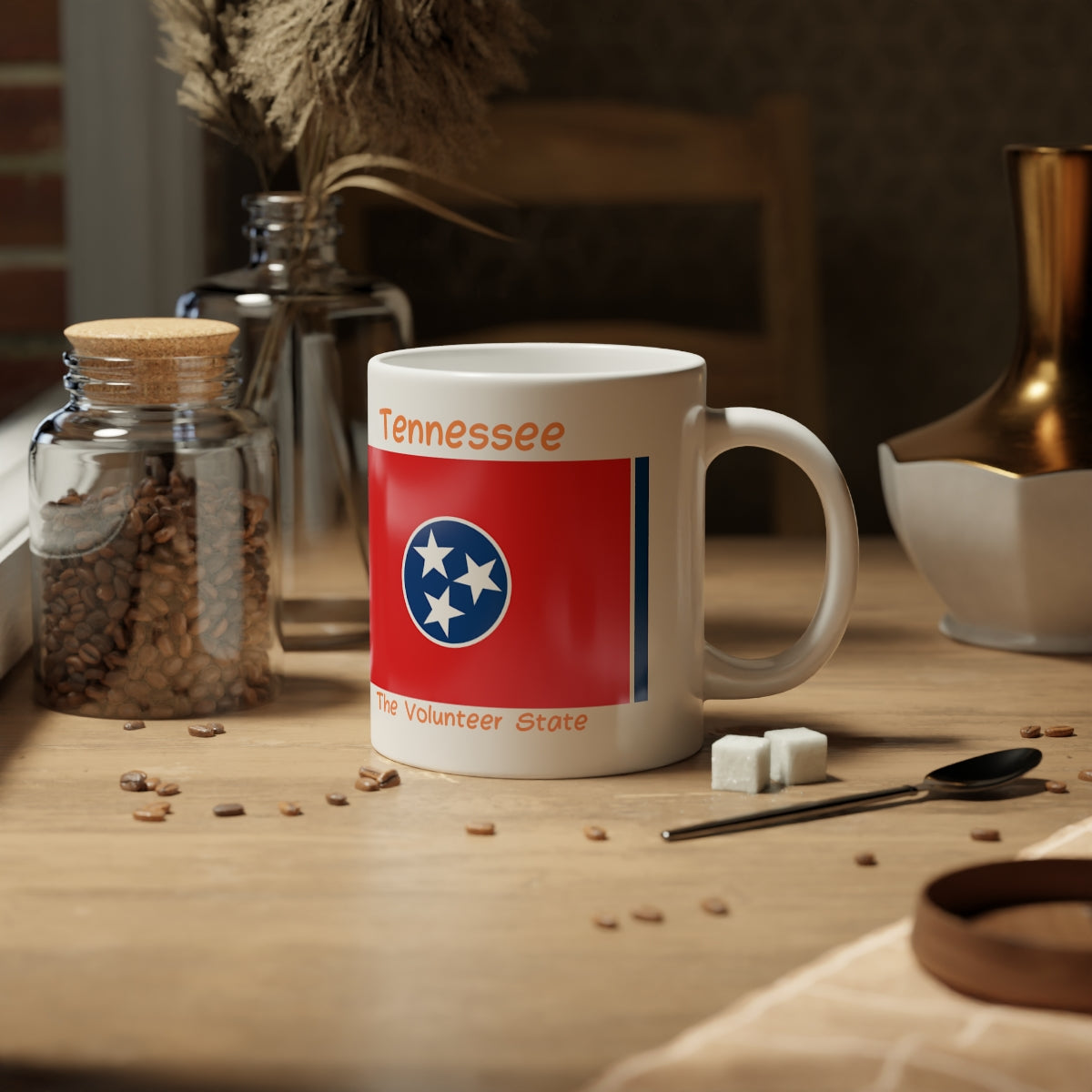 Tennessee State Flag Jumbo Mug, 20oz