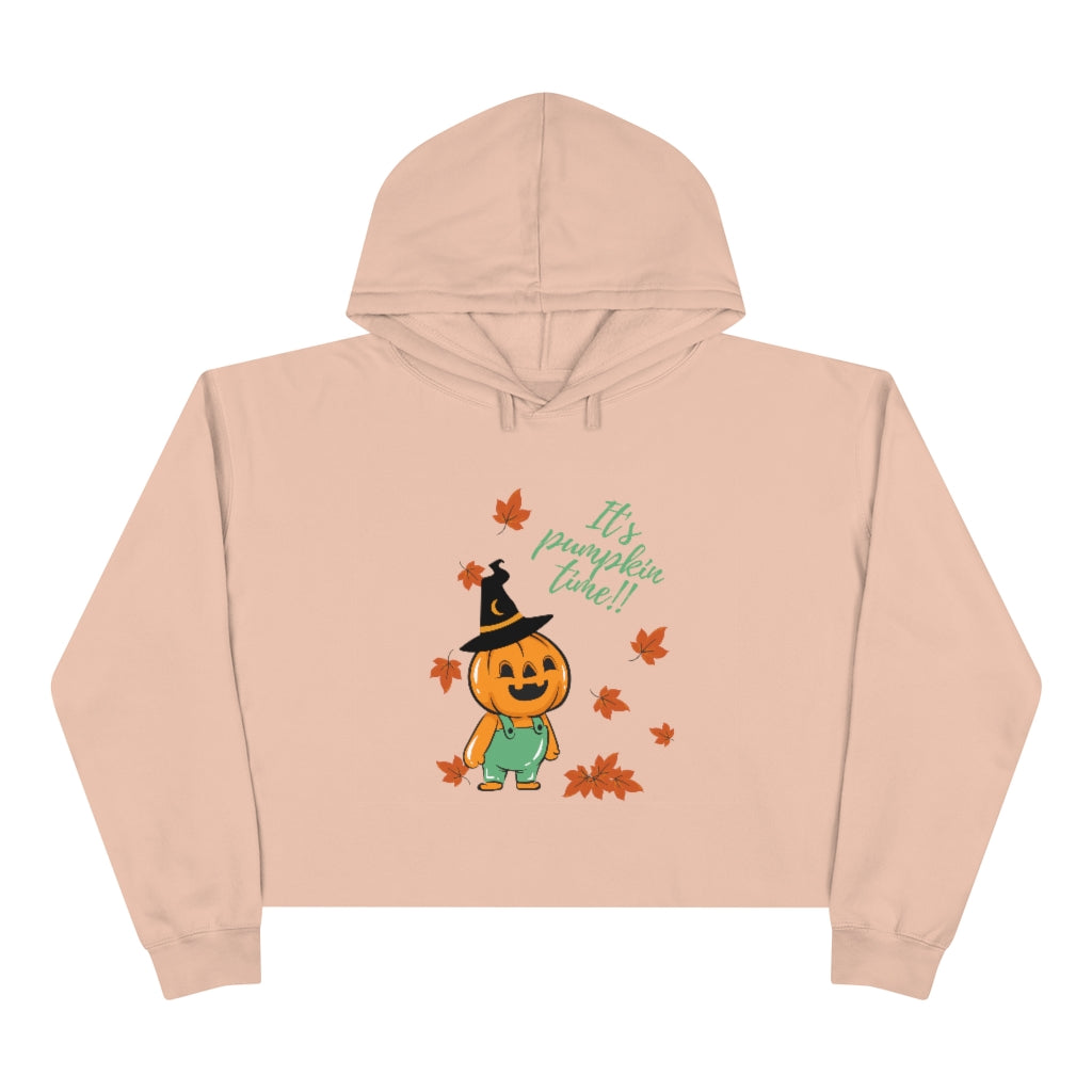 It's Pumpkin Time Crop Hoodie