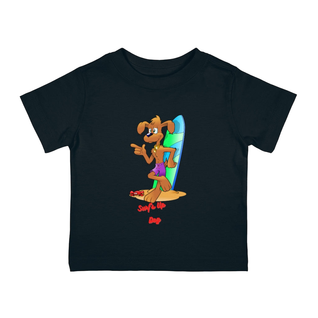 Surf's Up Dog Infant Cotton Jersey Tee