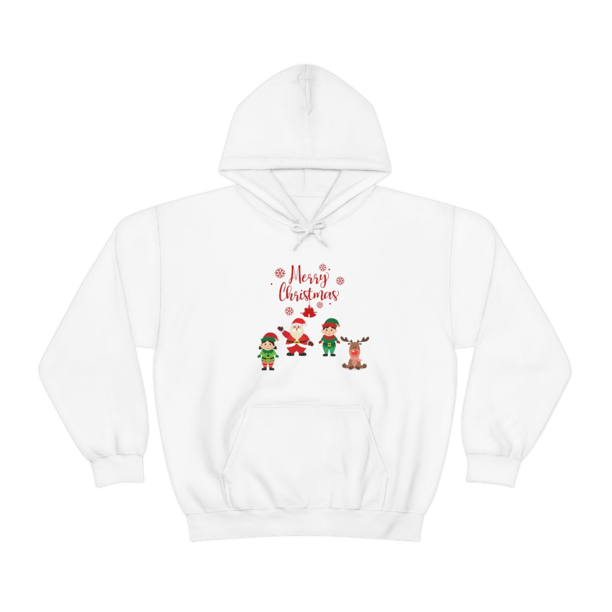 Merry Christmas From Santa & Helpers Unisex Heavy Blend™ Hooded Sweatshirt