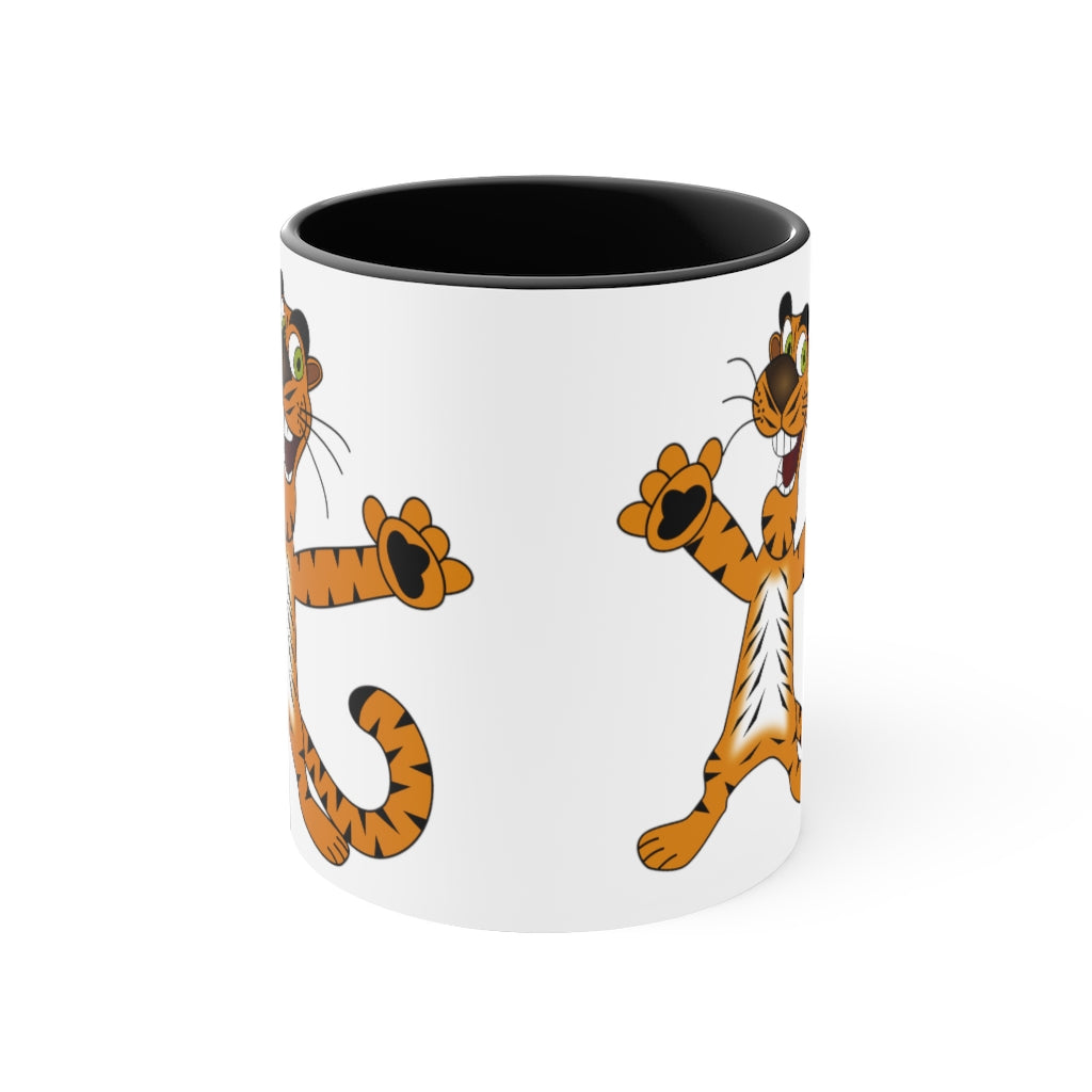 Tiger Accent Coffee Mug, 11oz